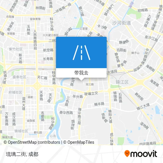 琉璃二街地图