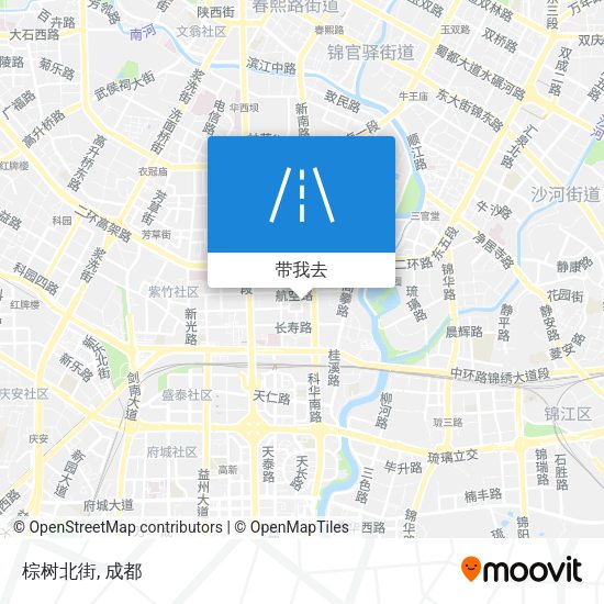 棕树北街地图