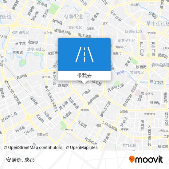 安居街地图