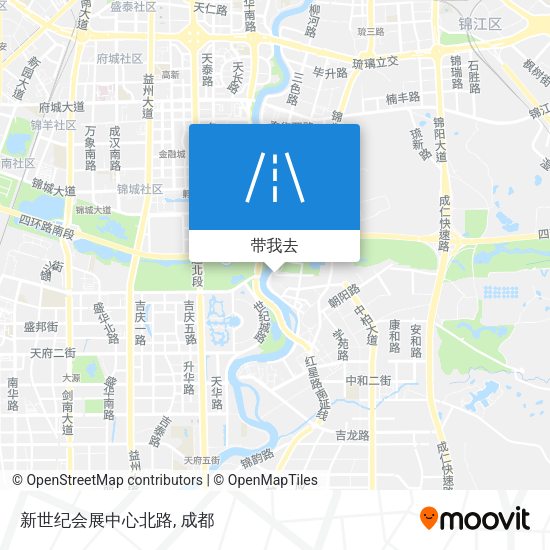 新世纪会展中心北路地图