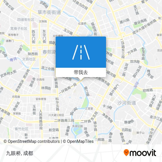 九眼桥地图