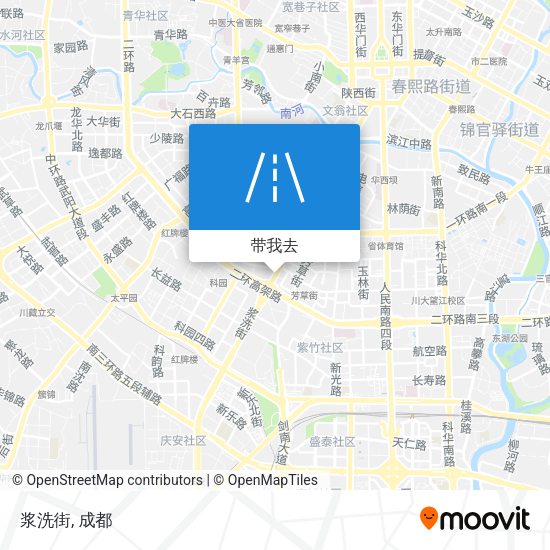 浆洗街地图