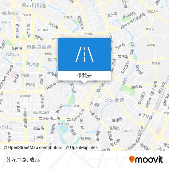 莲花中路地图