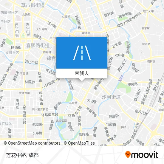 莲花中路地图