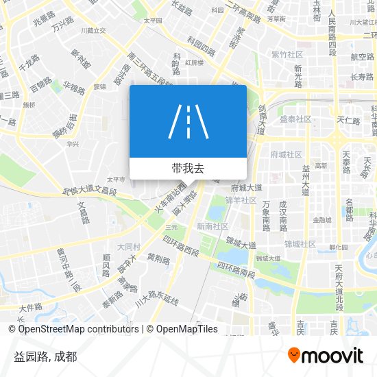 益园路地图