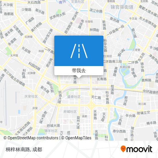 桐梓林南路地图