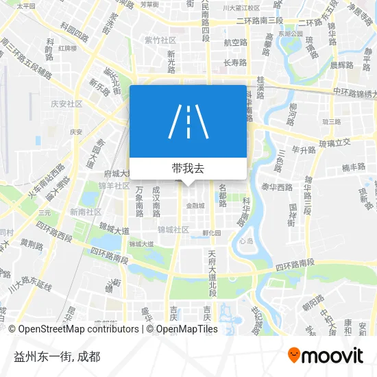 益州东一街地图