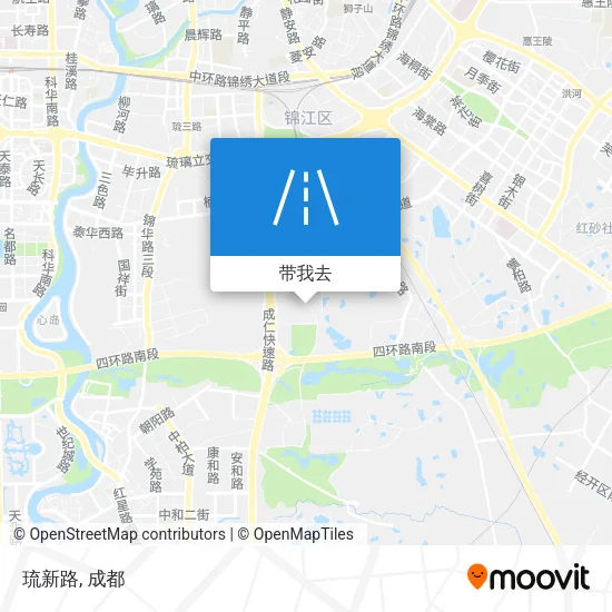 琉新路地图