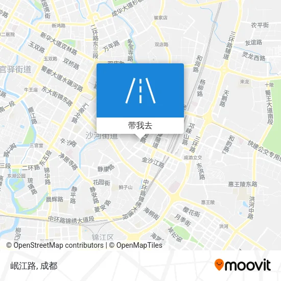 岷江路地图