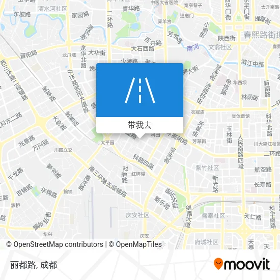 丽都路地图