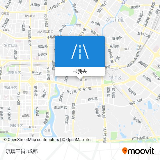 琉璃三街地图