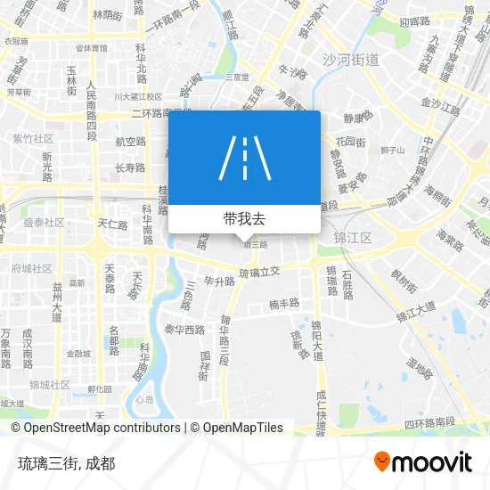 琉璃三街地图