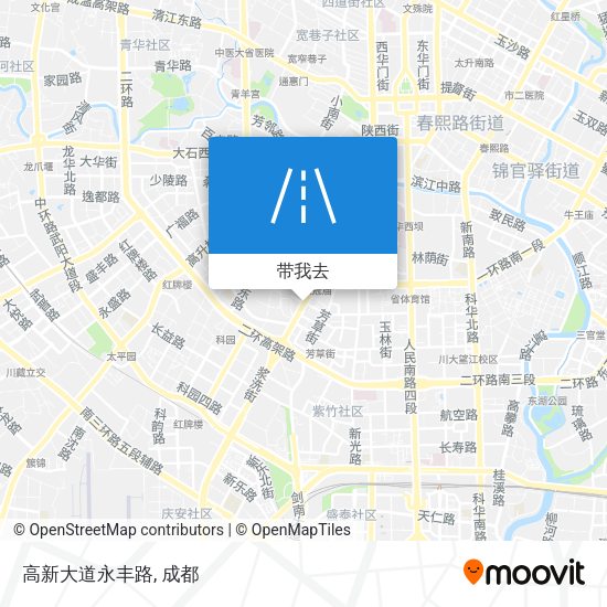 高新大道永丰路地图