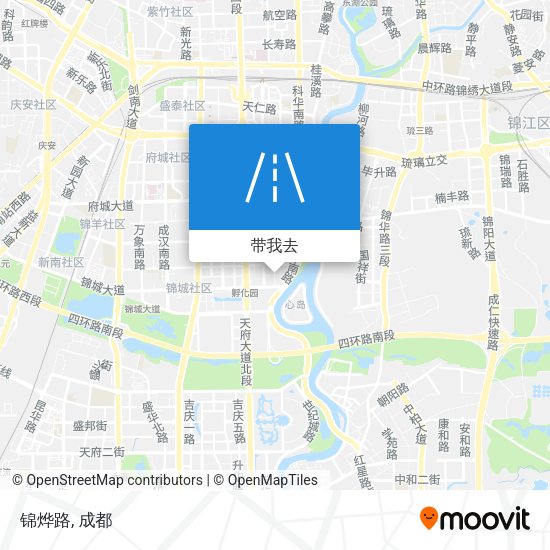 锦烨路地图