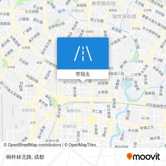 桐梓林北路地图