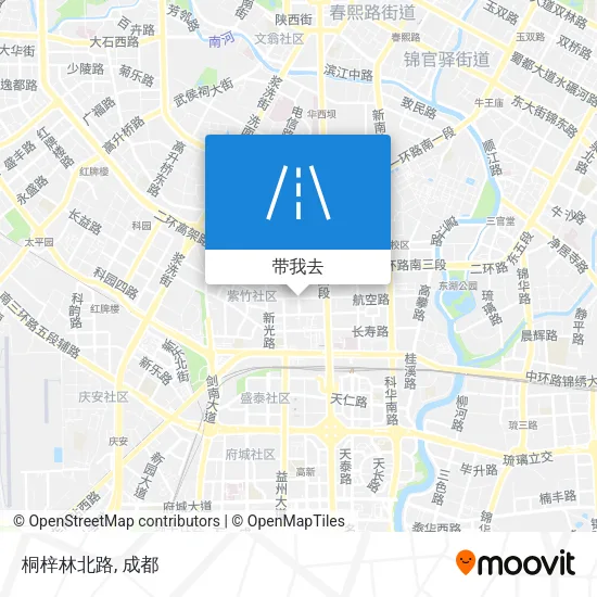 桐梓林北路地图