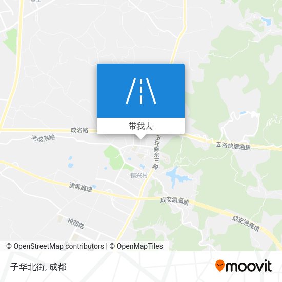 子华北街地图