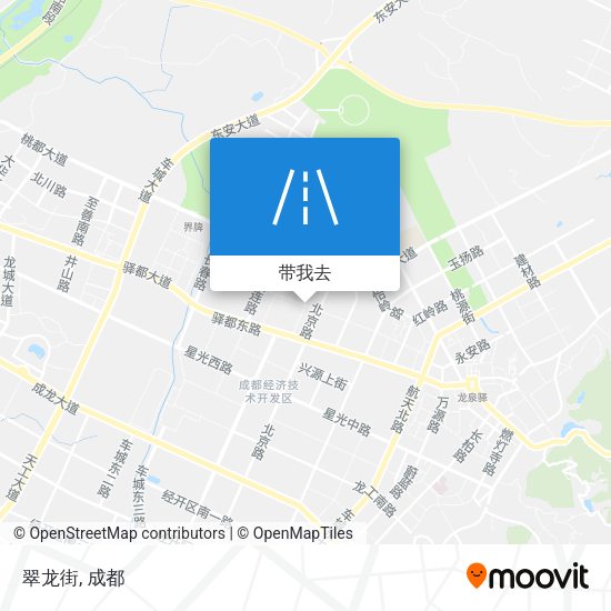 翠龙街地图