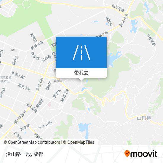 沿山路一段地图