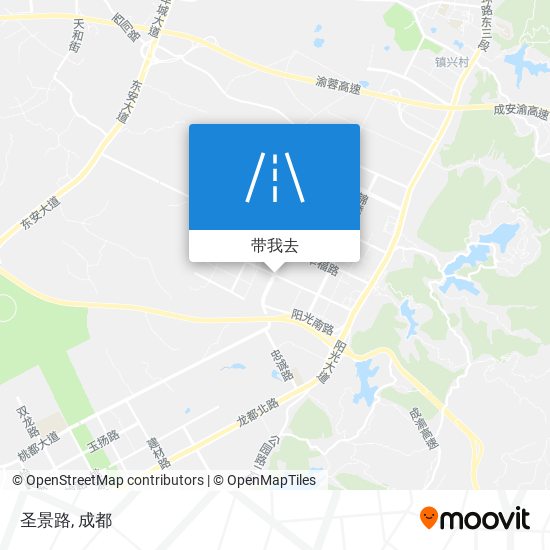 圣景路地图