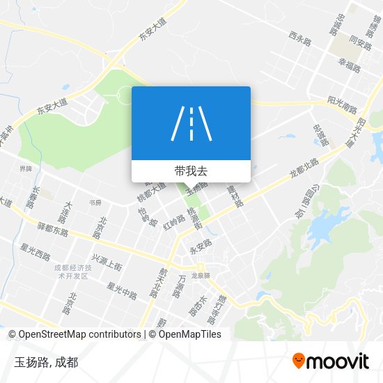 玉扬路地图