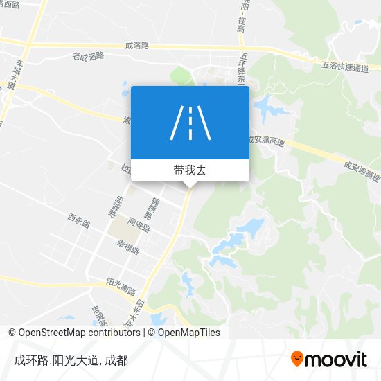 成环路.阳光大道地图