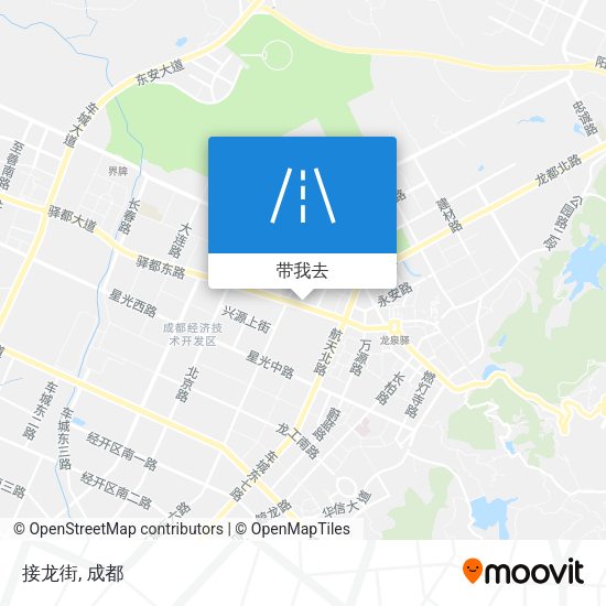 接龙街地图