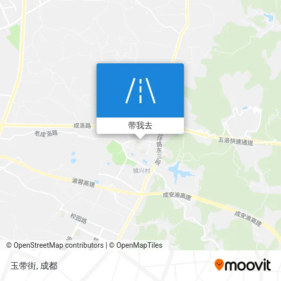 玉带街地图