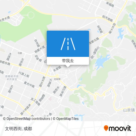 文明西街地图