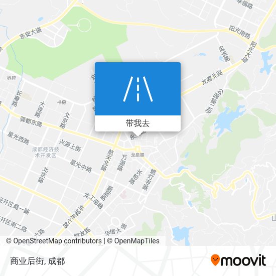 商业后街地图