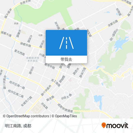 明江南路地图