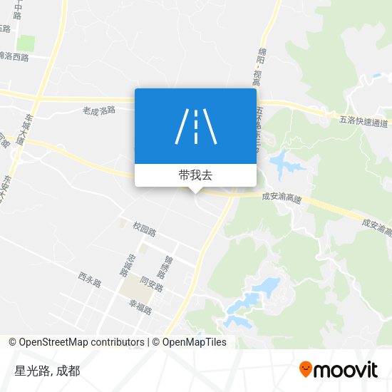 星光路地图