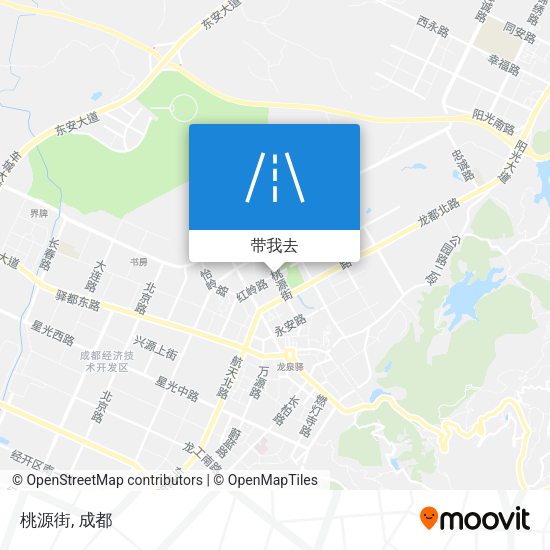 桃源街地图