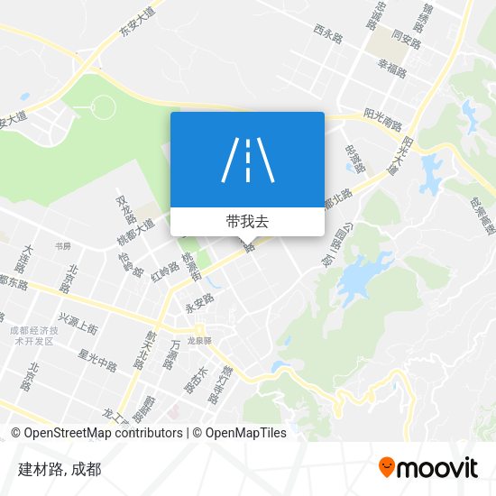建材路地图
