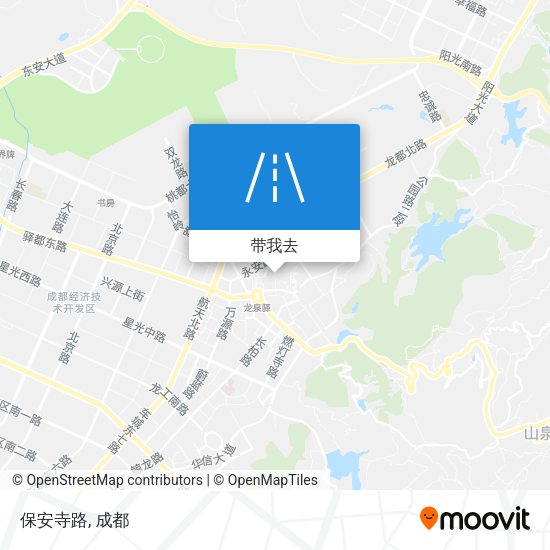 保安寺路地图