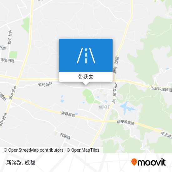 新洛路地图