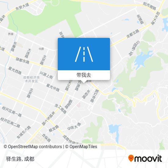 驿生路地图