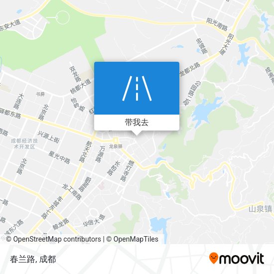 春兰路地图