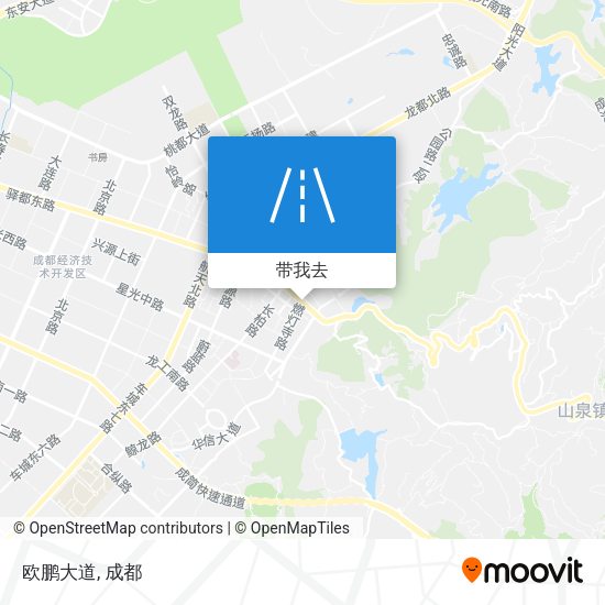 欧鹏大道地图