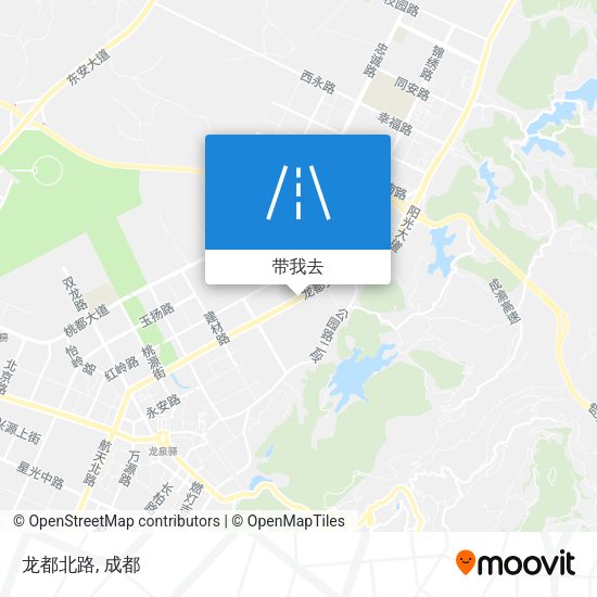 龙都北路地图