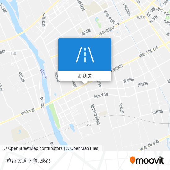 蓉台大道南段地图