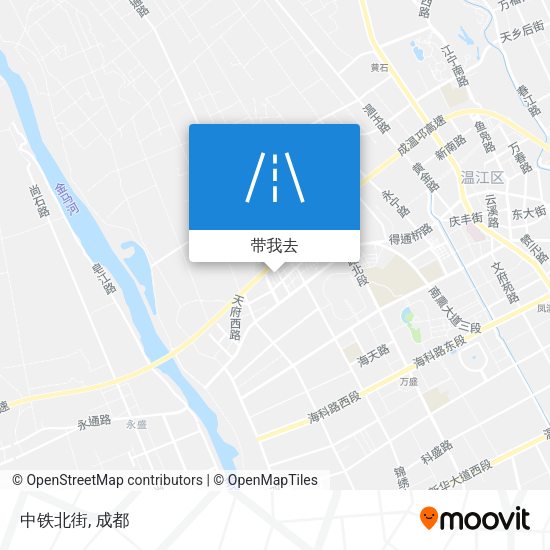 中铁北街地图