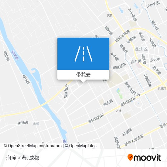 润潼南巷地图