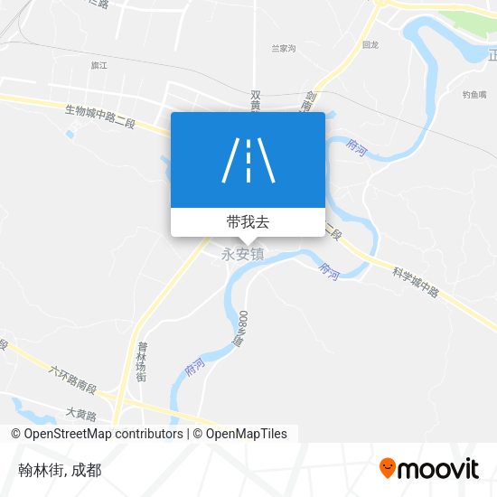 翰林街地图