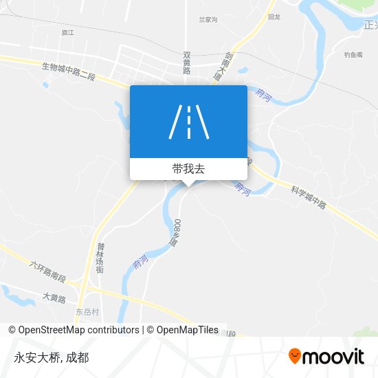 永安大桥地图