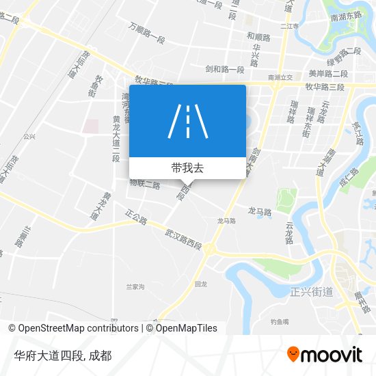 华府大道四段地图