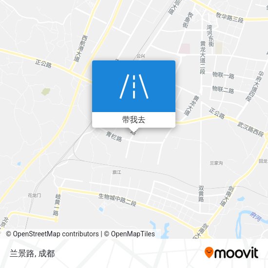 兰景路地图