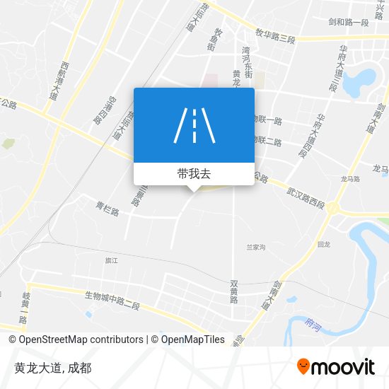 黄龙大道地图