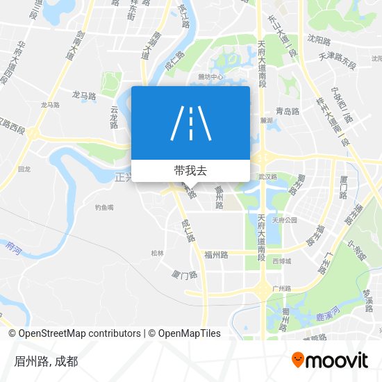 眉州路地图