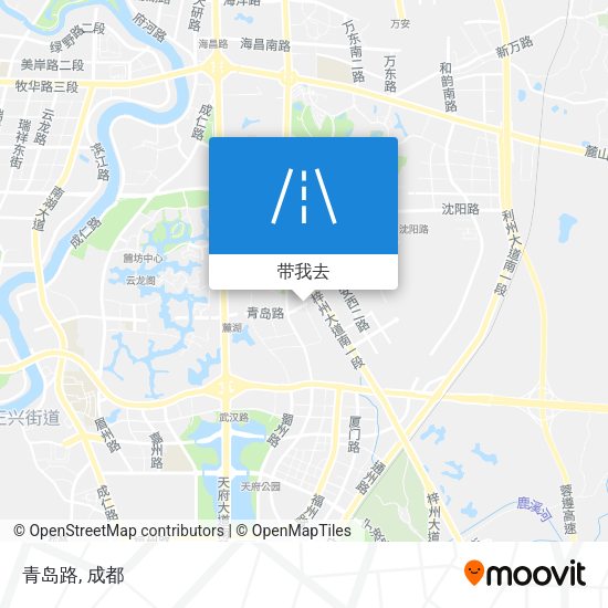 青岛路地图